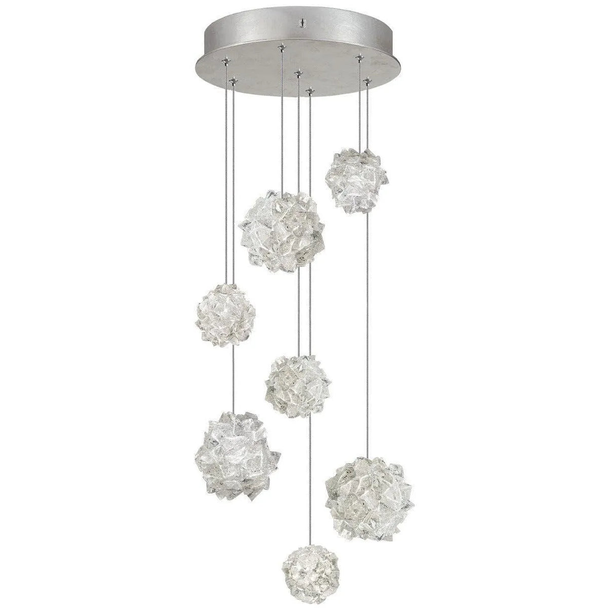 Fine Art Handcrafted Lighting - Natural Inspirations 14-Inch Seven Light Pendant - 852640-105LD | Montreal Lighting & Hardware