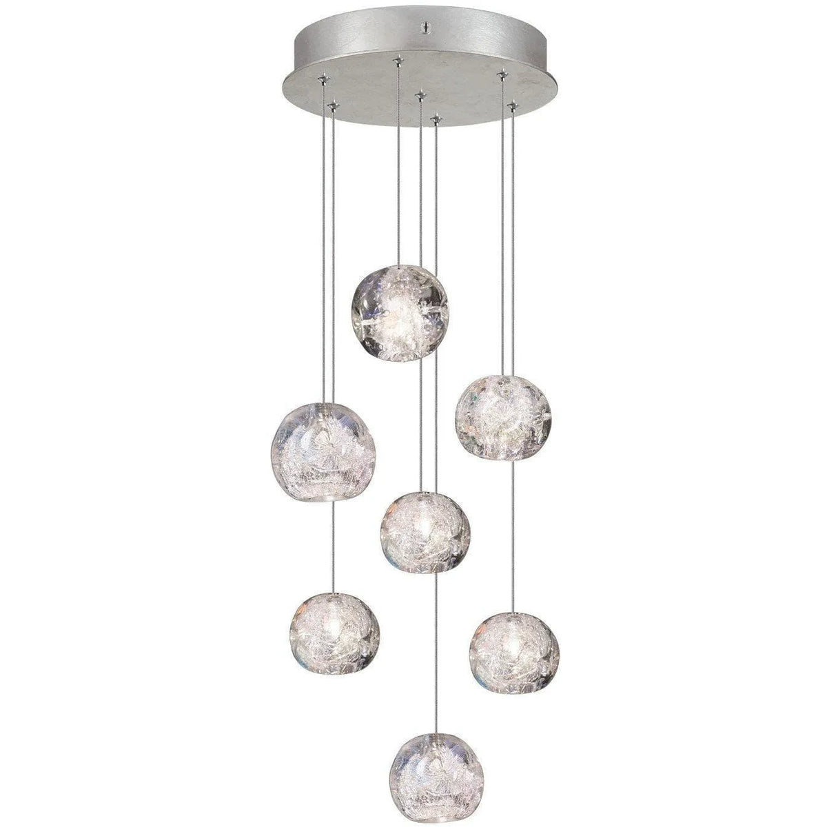 Fine Art Handcrafted Lighting - Natural Inspirations 14-Inch Seven Light Pendant - 852640-106LD | Montreal Lighting & Hardware