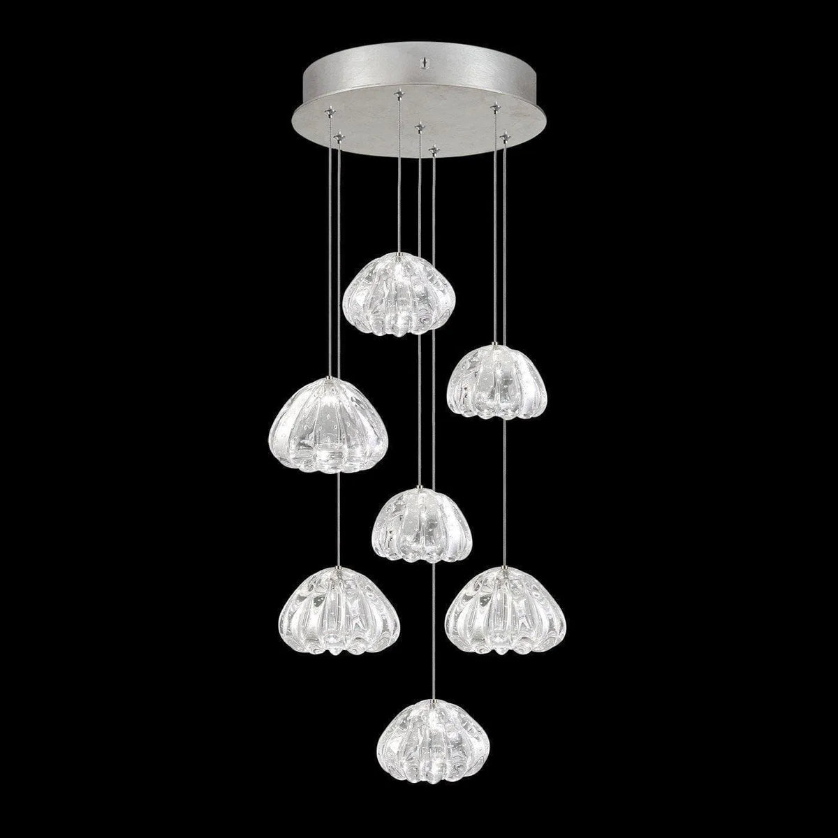 Fine Art Handcrafted Lighting - Natural Inspirations 14-Inch Seven Light Pendant - 852640-107LD | Montreal Lighting & Hardware