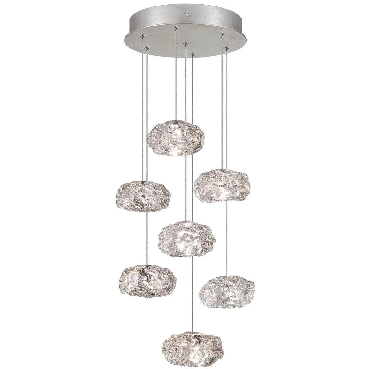 Fine Art Handcrafted Lighting - Natural Inspirations 14-Inch Seven Light Pendant - 852640-11LD | Montreal Lighting & Hardware