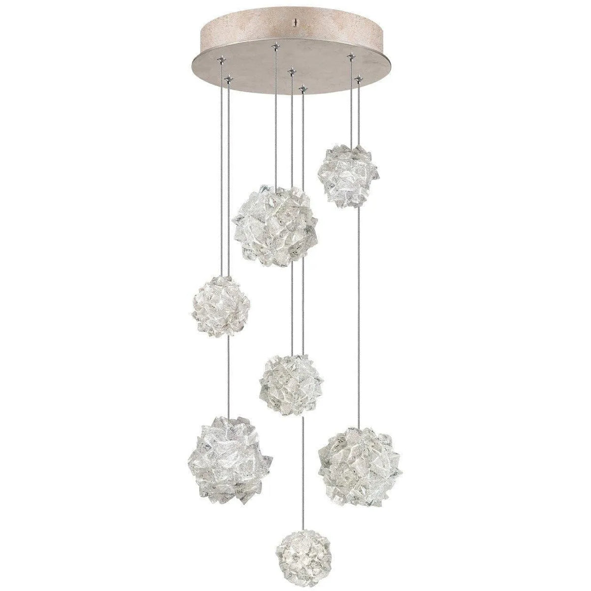 Fine Art Handcrafted Lighting - Natural Inspirations 14-Inch Seven Light Pendant - 852640-205LD | Montreal Lighting & Hardware