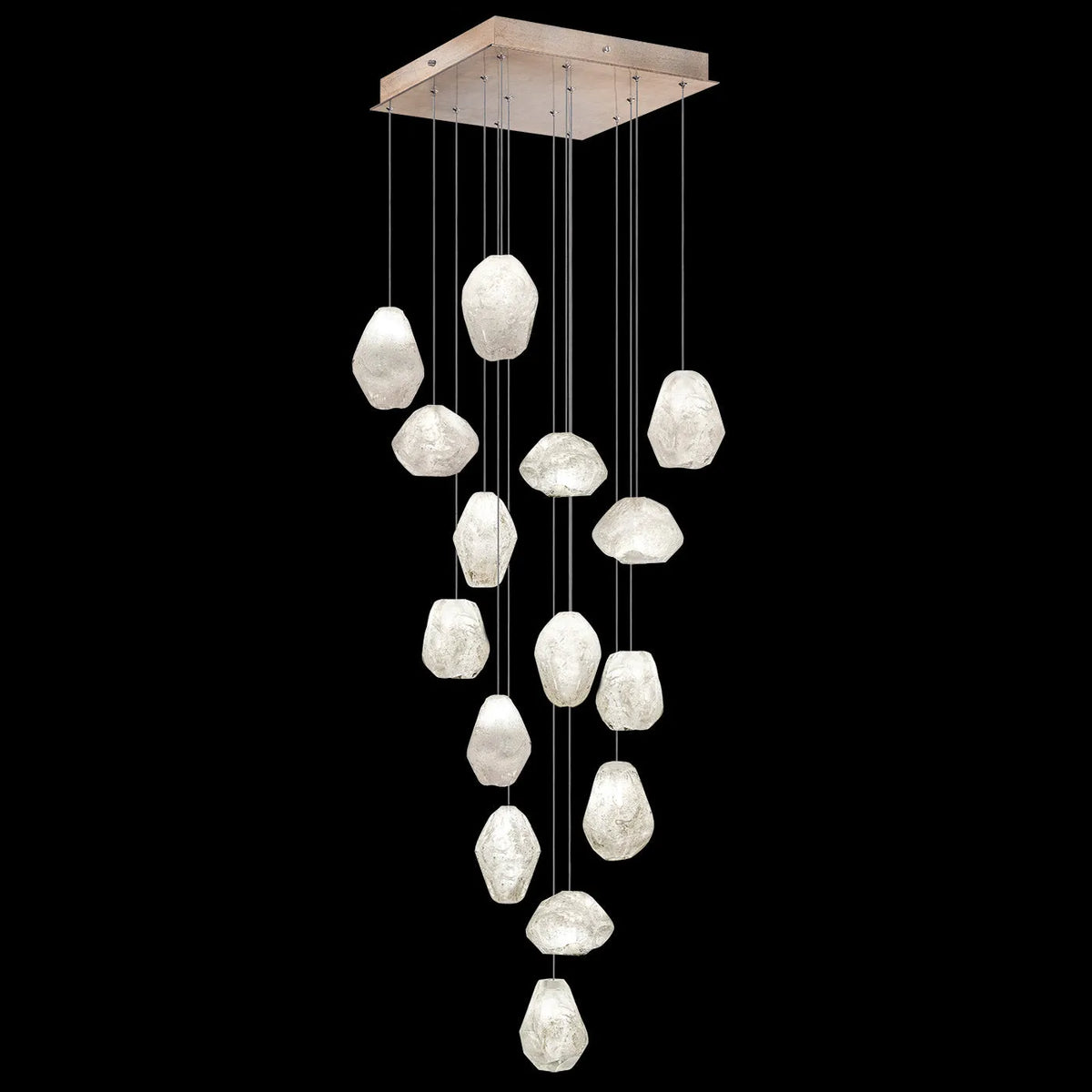 Fine Art Handcrafted Lighting - Natural Inspirations 19-Inch 15 Light Pendant - 853040-102LD | Montreal Lighting & Hardware