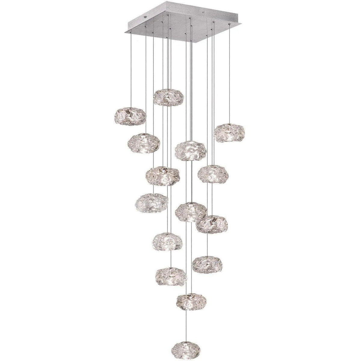 Fine Art Handcrafted Lighting - Natural Inspirations 19-Inch 15 Light Pendant - 853040-11LD | Montreal Lighting & Hardware