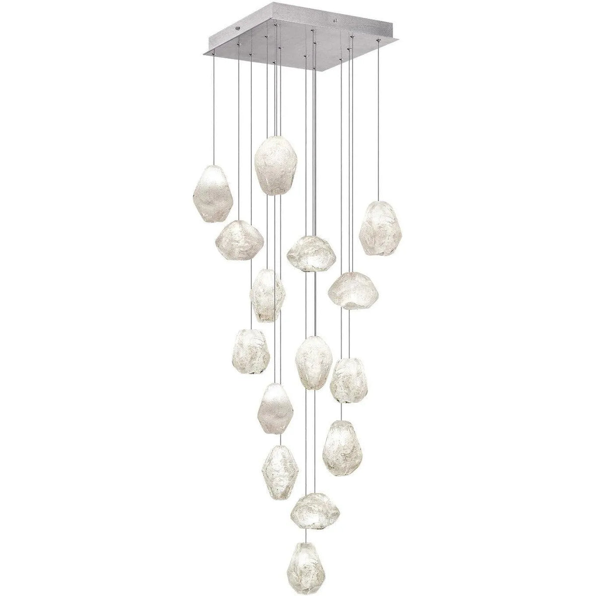 Fine Art Handcrafted Lighting - Natural Inspirations 19-Inch 15 Light Pendant - 853040-13LD | Montreal Lighting & Hardware