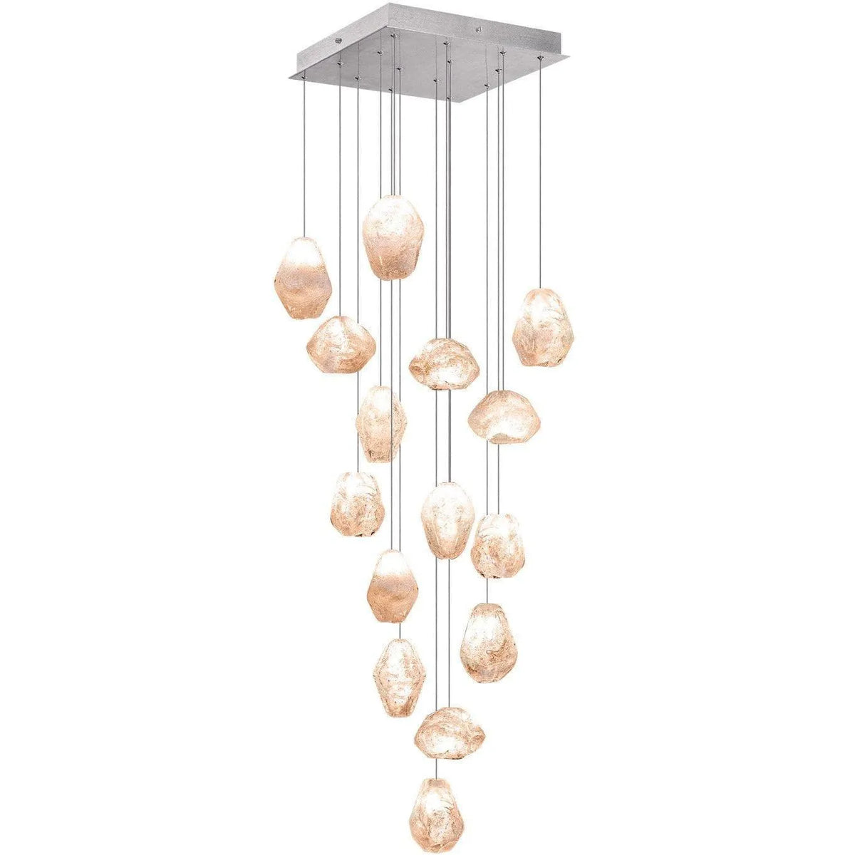 Fine Art Handcrafted Lighting - Natural Inspirations 19-Inch 15 Light Pendant - 853040-14LD | Montreal Lighting & Hardware