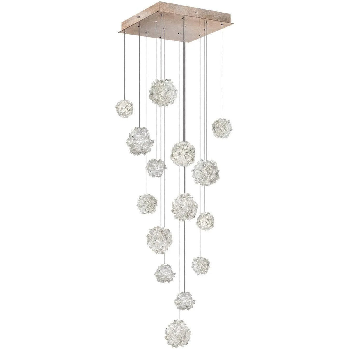 Fine Art Handcrafted Lighting - Natural Inspirations 19-Inch 15 Light Pendant - 853040-205LD | Montreal Lighting & Hardware