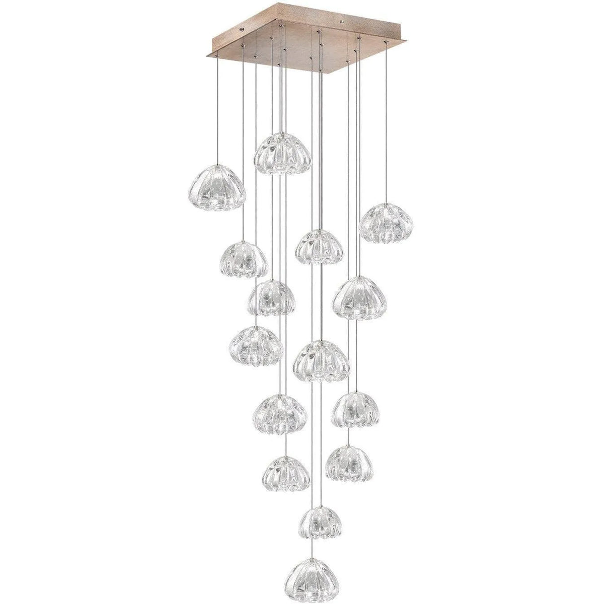 Fine Art Handcrafted Lighting - Natural Inspirations 19-Inch 15 Light Pendant - 853040-207LD | Montreal Lighting & Hardware