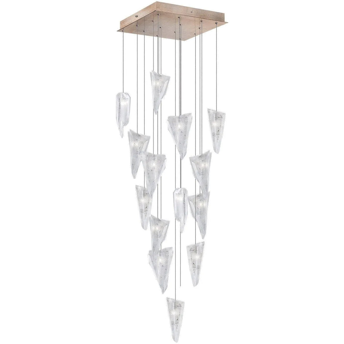 Fine Art Handcrafted Lighting - Natural Inspirations 19-Inch 15 Light Pendant - 853040-208LD | Montreal Lighting & Hardware