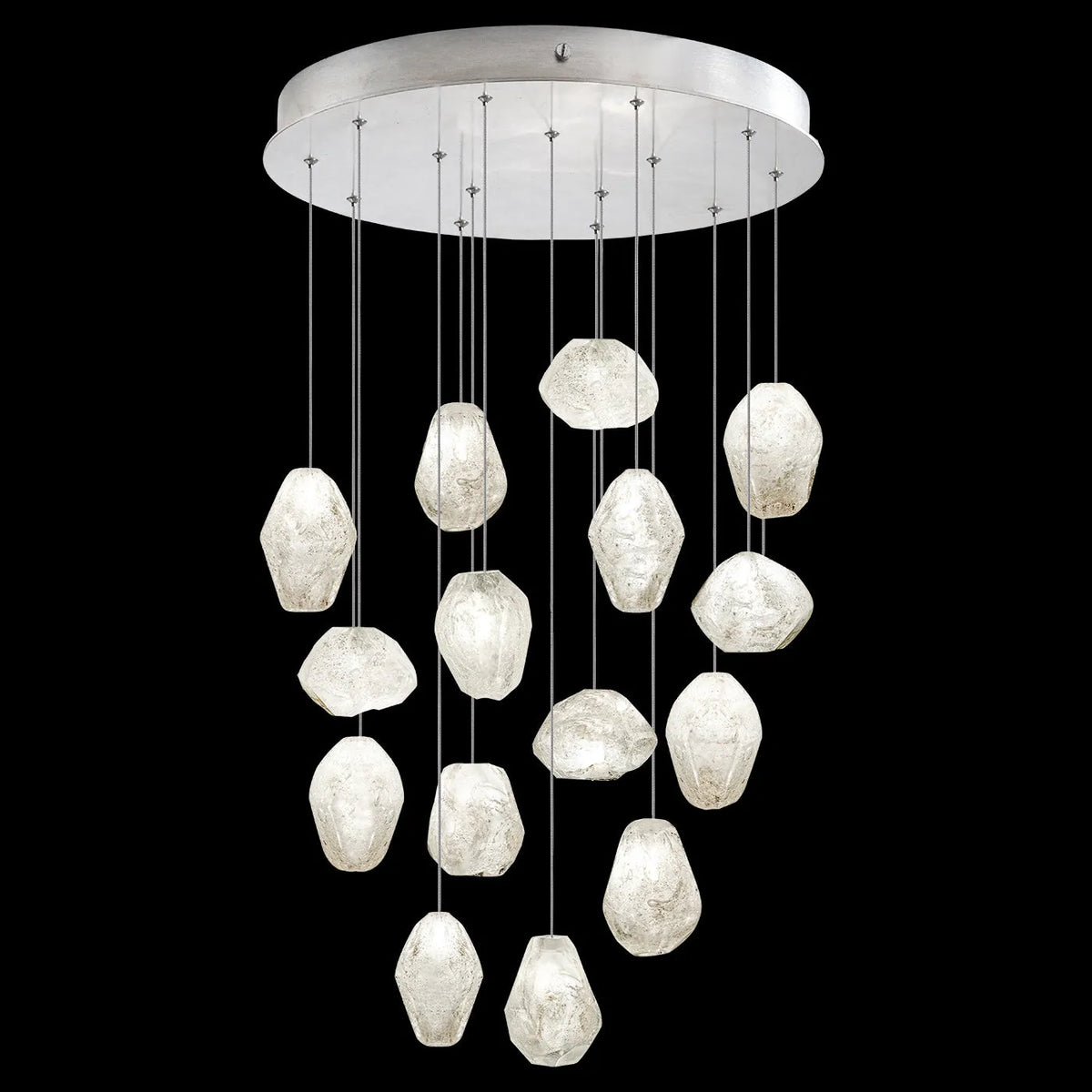 Fine Art Handcrafted Lighting - Natural Inspirations 21-Inch 15 Light Pendant - 853140-102LD | Montreal Lighting & Hardware