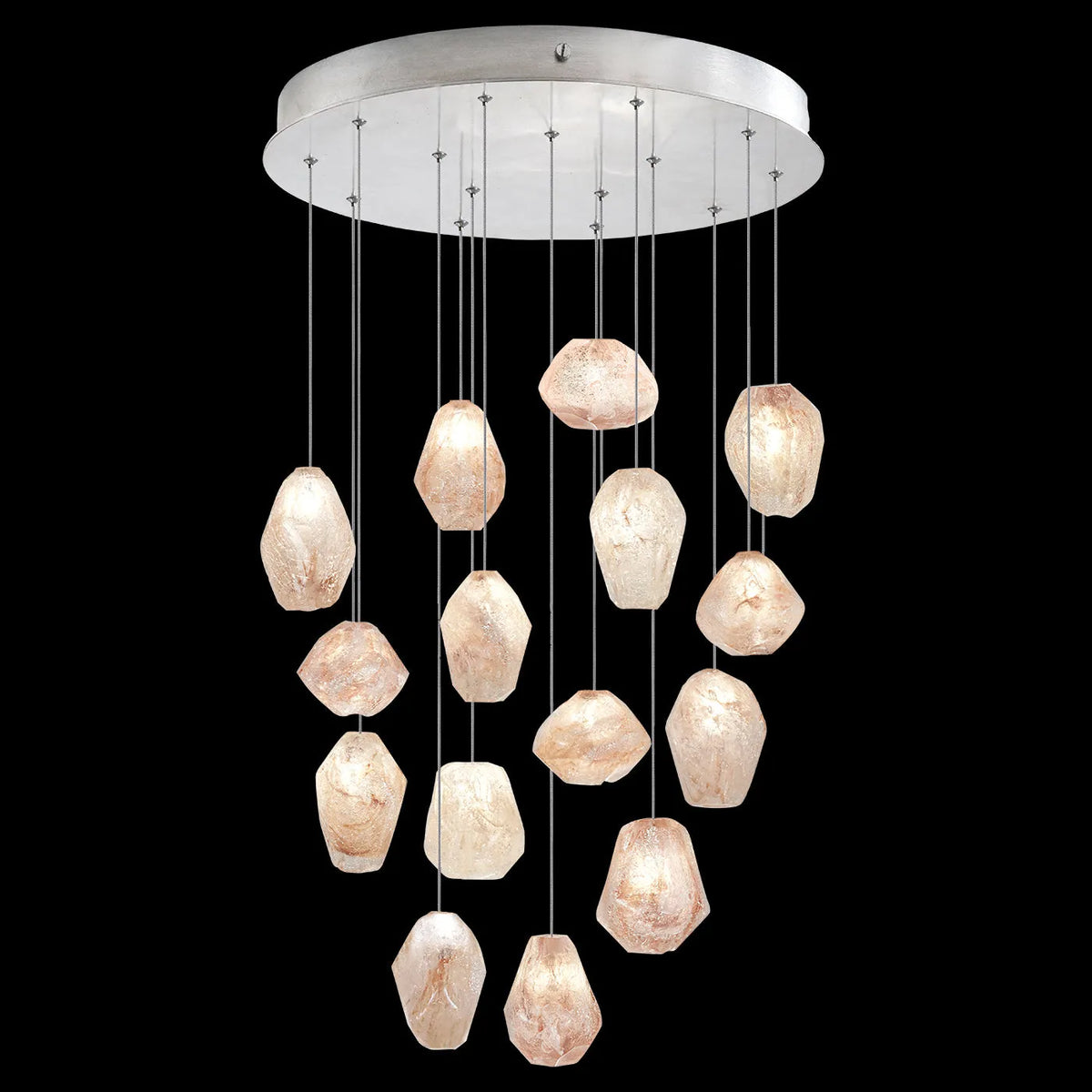 Fine Art Handcrafted Lighting - Natural Inspirations 21-Inch 15 Light Pendant - 853140-102LD | Montreal Lighting & Hardware