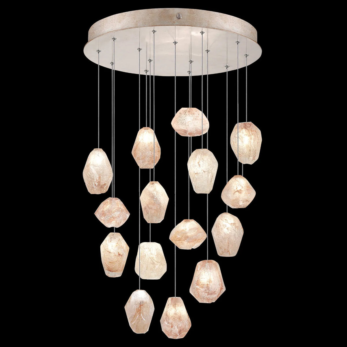 Fine Art Handcrafted Lighting - Natural Inspirations 21-Inch 15 Light Pendant - 853140-102LD | Montreal Lighting & Hardware