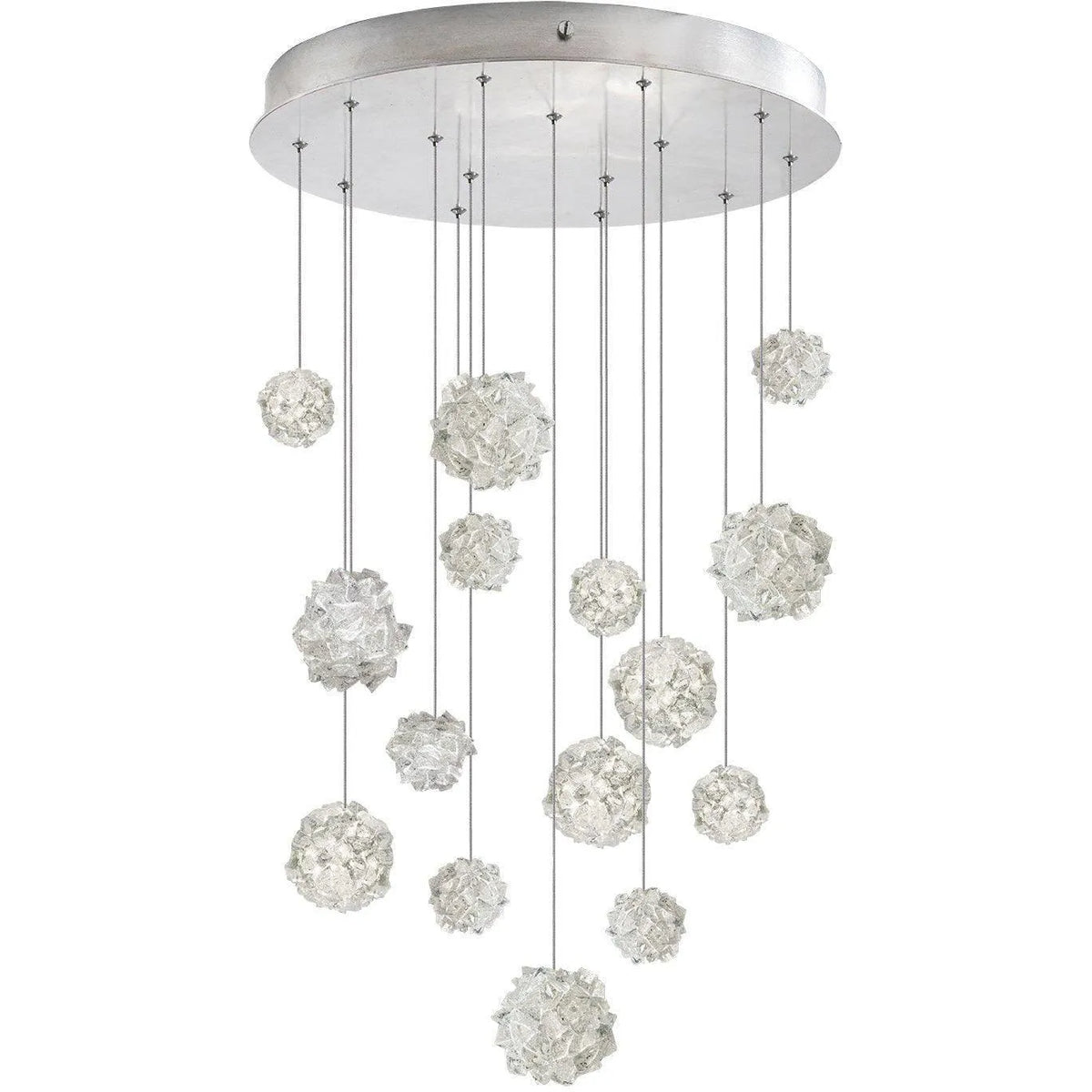 Fine Art Handcrafted Lighting - Natural Inspirations 21-Inch 15 Light Pendant - 853140-105LD | Montreal Lighting & Hardware