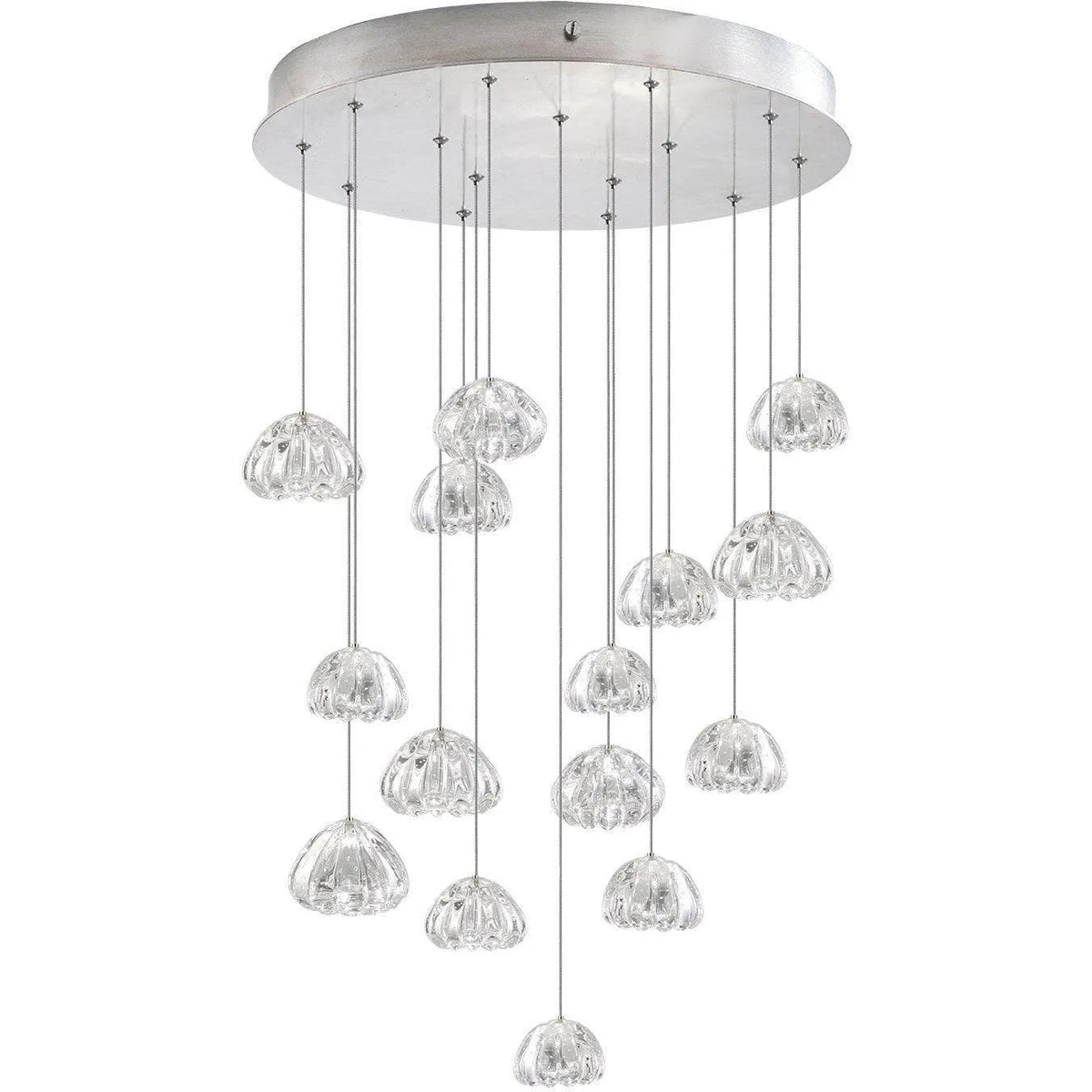 Fine Art Handcrafted Lighting - Natural Inspirations 21-Inch 15 Light Pendant - 853140-107LD | Montreal Lighting & Hardware