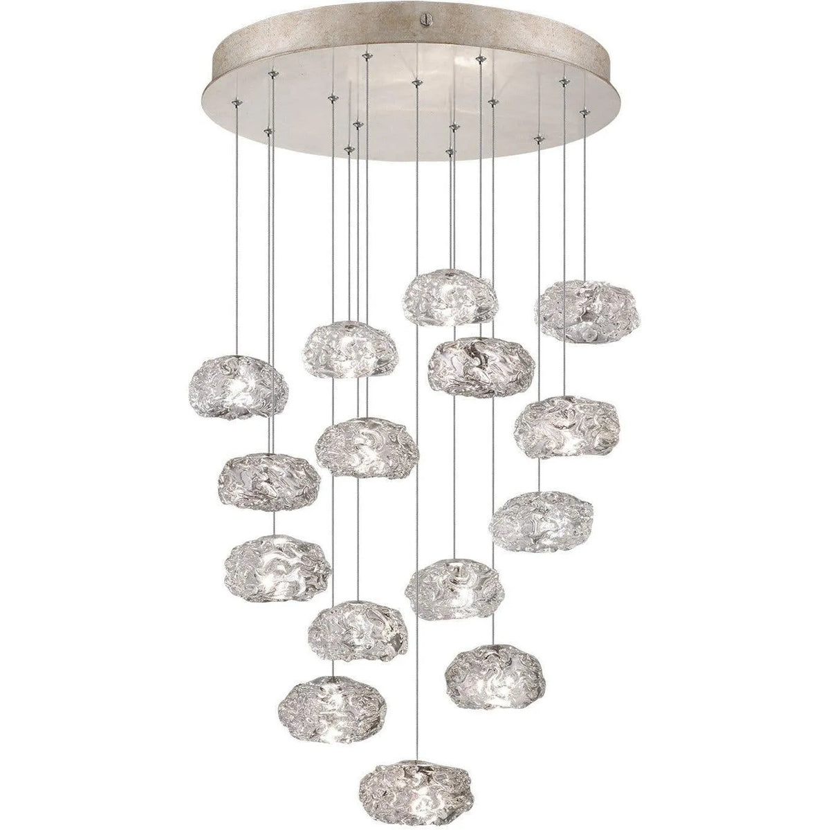 Fine Art Handcrafted Lighting - Natural Inspirations 21-Inch 15 Light Pendant - 853140-11LD | Montreal Lighting & Hardware