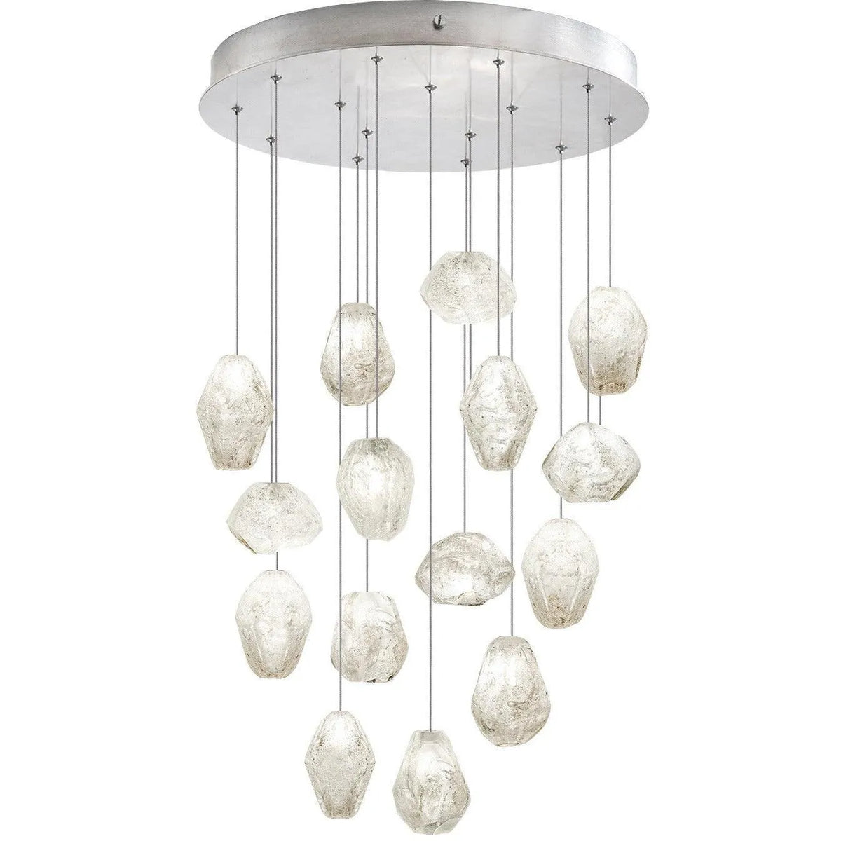 Fine Art Handcrafted Lighting - Natural Inspirations 21-Inch 15 Light Pendant - 853140-13LD | Montreal Lighting & Hardware