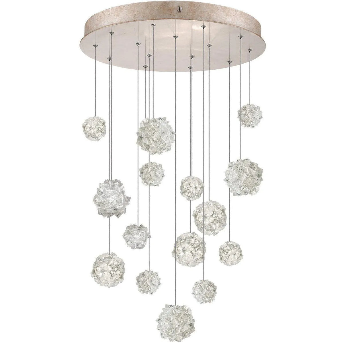 Fine Art Handcrafted Lighting - Natural Inspirations 21-Inch 15 Light Pendant - 853140-205LD | Montreal Lighting & Hardware