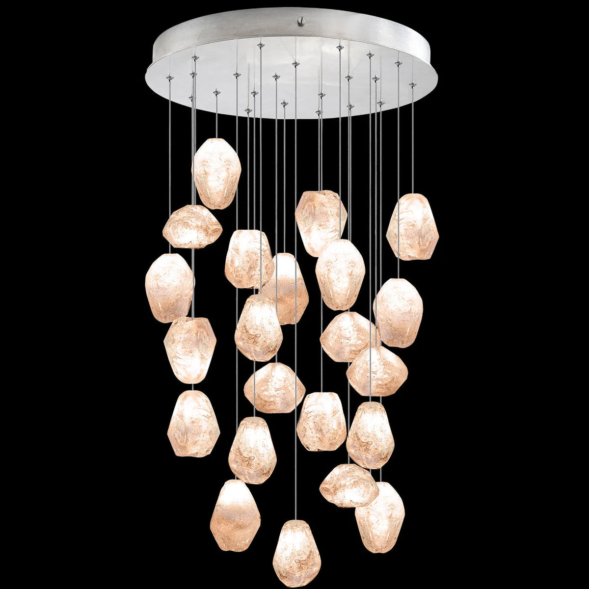 Fine Art Handcrafted Lighting - Natural Inspirations 24-Inch 22 Light Pendant - 853240-102LD | Montreal Lighting & Hardware