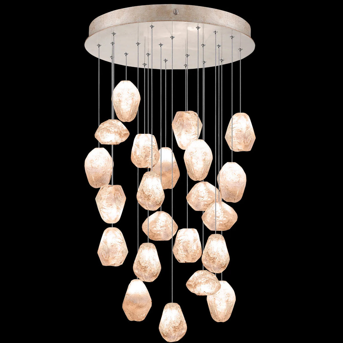 Fine Art Handcrafted Lighting - Natural Inspirations 24-Inch 22 Light Pendant - 853240-102LD | Montreal Lighting & Hardware