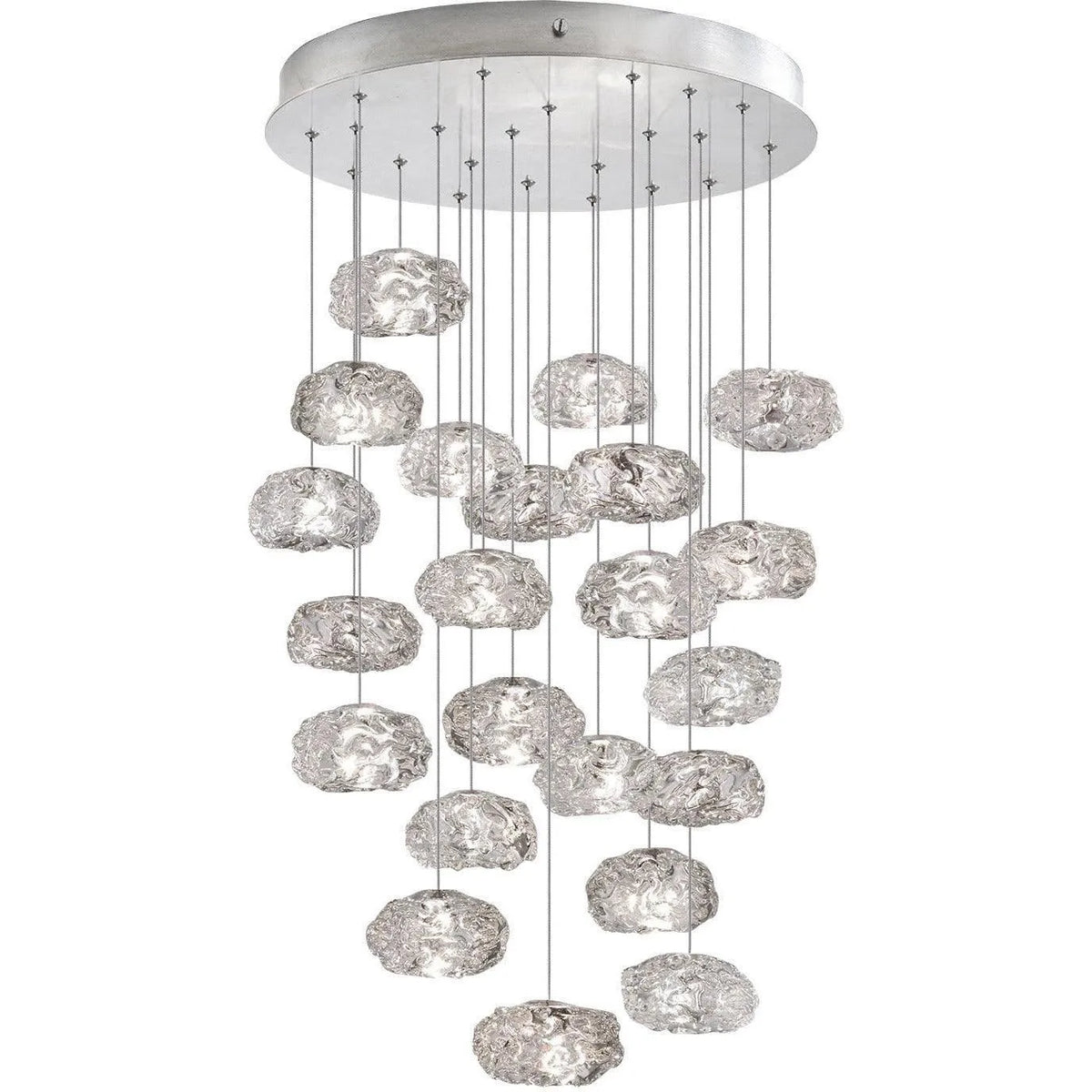 Fine Art Handcrafted Lighting - Natural Inspirations 24-Inch 22 Light Pendant - 853240-11LD | Montreal Lighting & Hardware