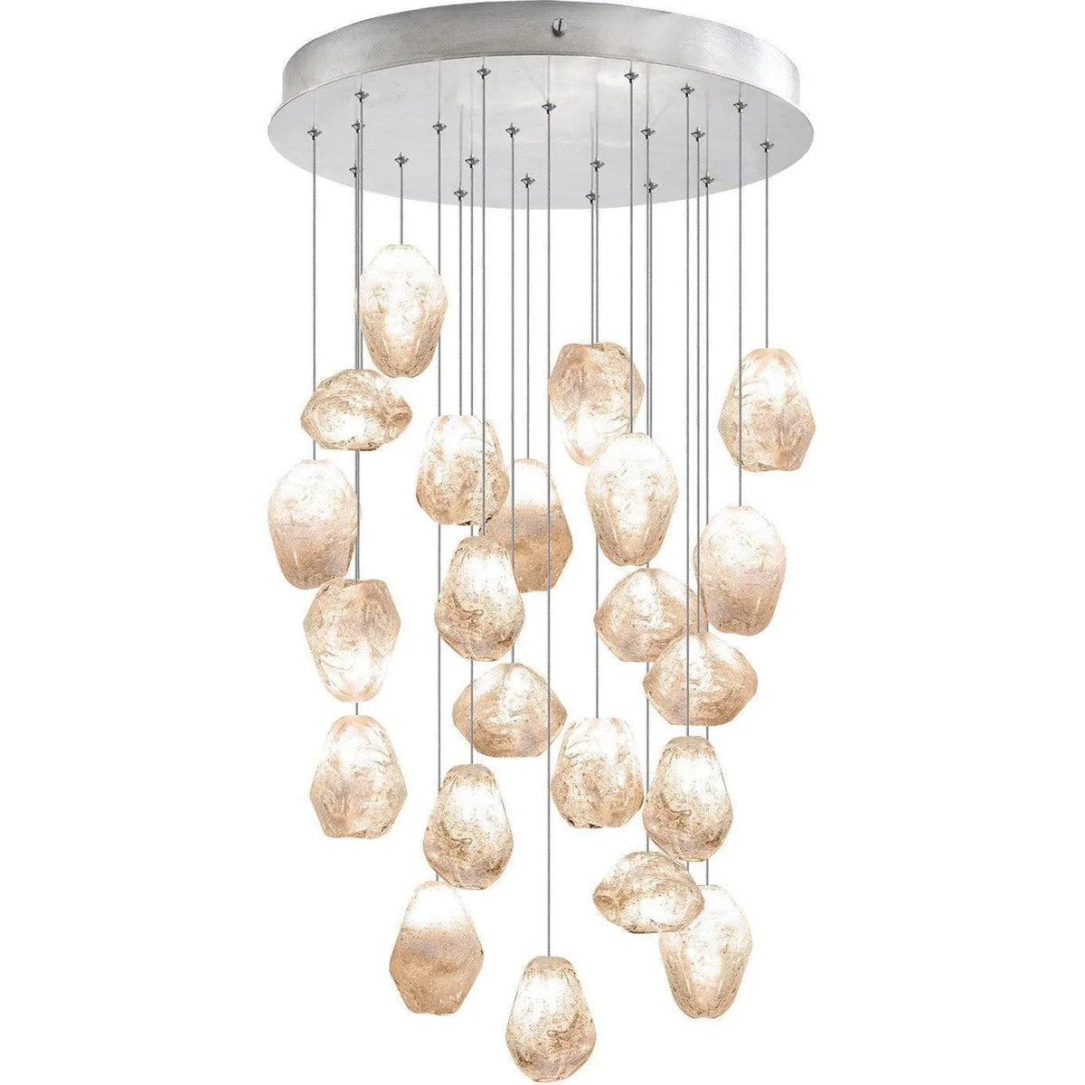 Fine Art Handcrafted Lighting - Natural Inspirations 24-Inch 22 Light Pendant - 853240-14LD | Montreal Lighting & Hardware