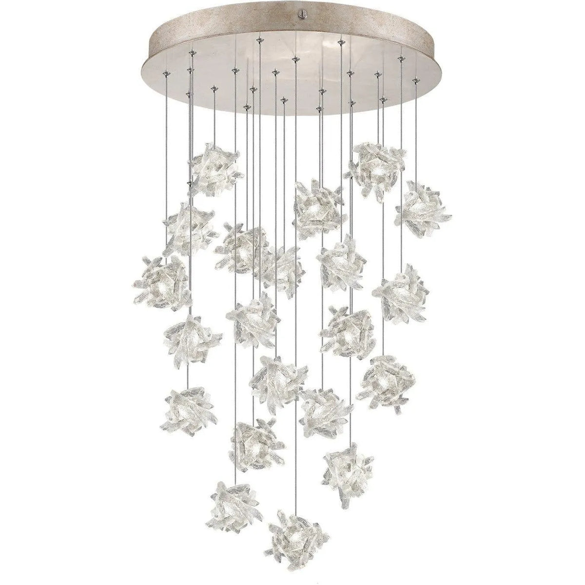 Fine Art Handcrafted Lighting - Natural Inspirations 24-Inch 22 Light Pendant - 853240-202LD | Montreal Lighting & Hardware