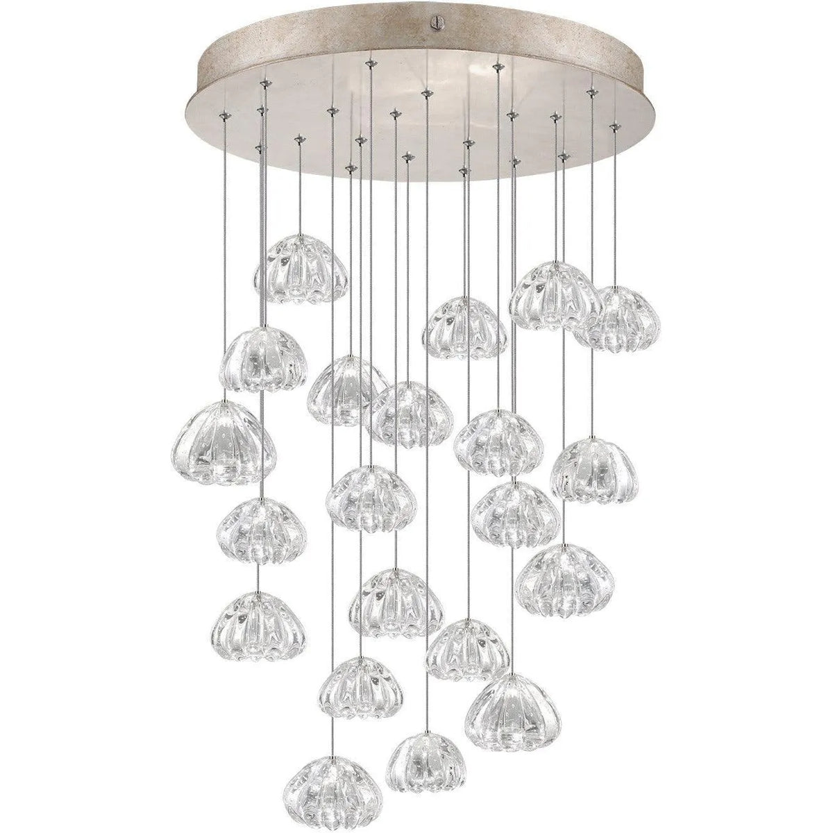 Fine Art Handcrafted Lighting - Natural Inspirations 24-Inch 22 Light Pendant - 853240-207LD | Montreal Lighting & Hardware