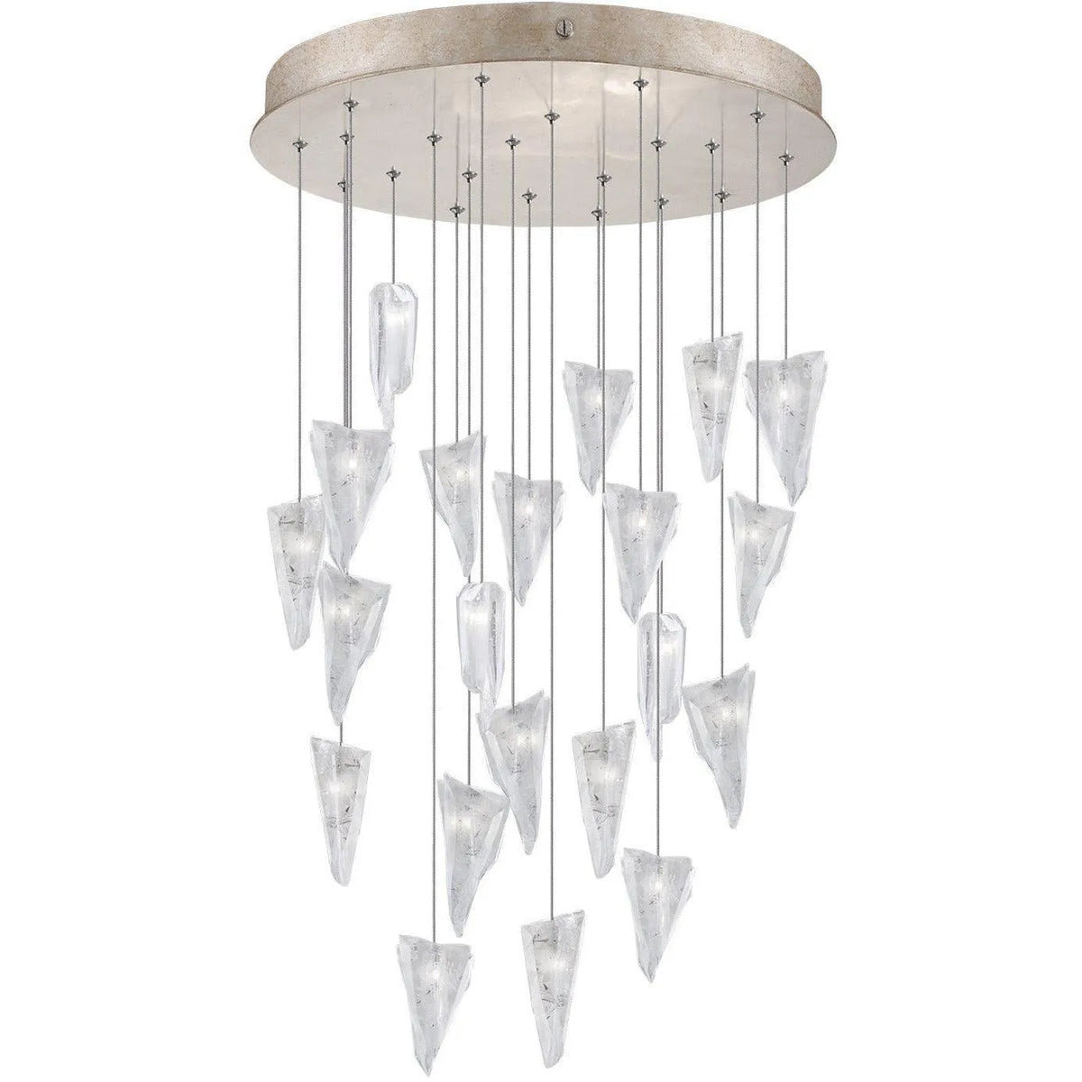 Fine Art Handcrafted Lighting - Natural Inspirations 24-Inch 22 Light Pendant - 853240-208LD | Montreal Lighting & Hardware