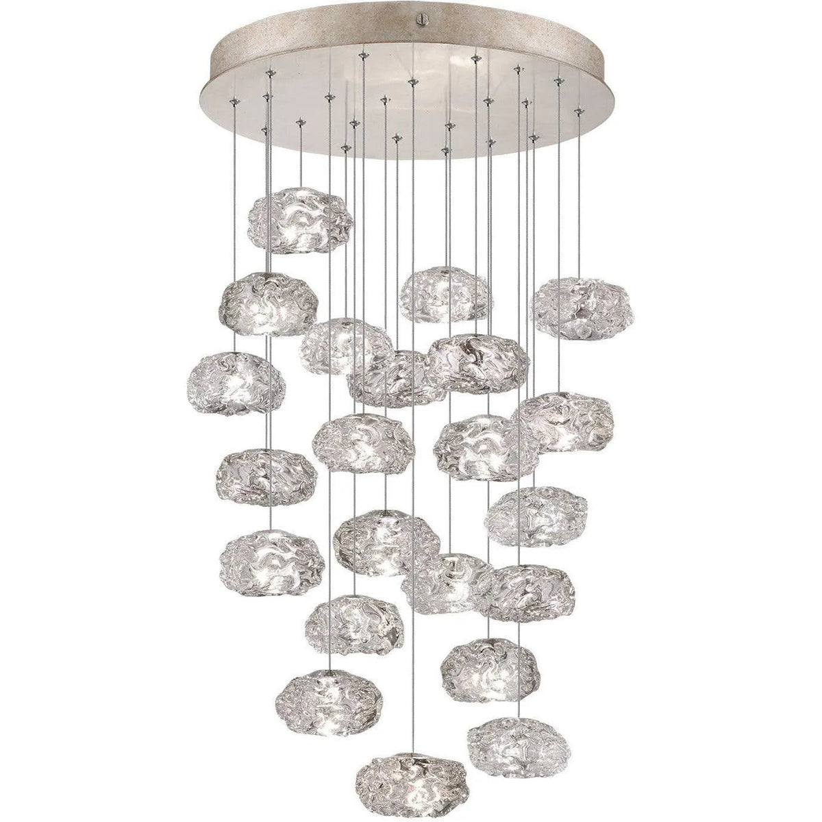 Fine Art Handcrafted Lighting - Natural Inspirations 24-Inch 22 Light Pendant - 853240-21LD | Montreal Lighting & Hardware