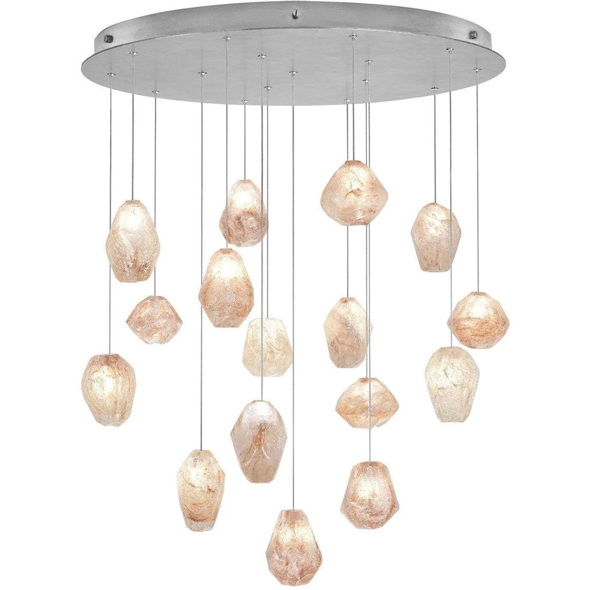 Fine Art Handcrafted Lighting - Natural Inspirations 32-Inch 16 Light Pendant - 862840-14LD | Montreal Lighting & Hardware