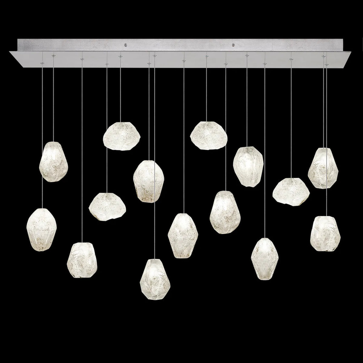 Fine Art Handcrafted Lighting - Natural Inspirations 48-Inch 15 Light Pendant - 853740-102LD | Montreal Lighting & Hardware