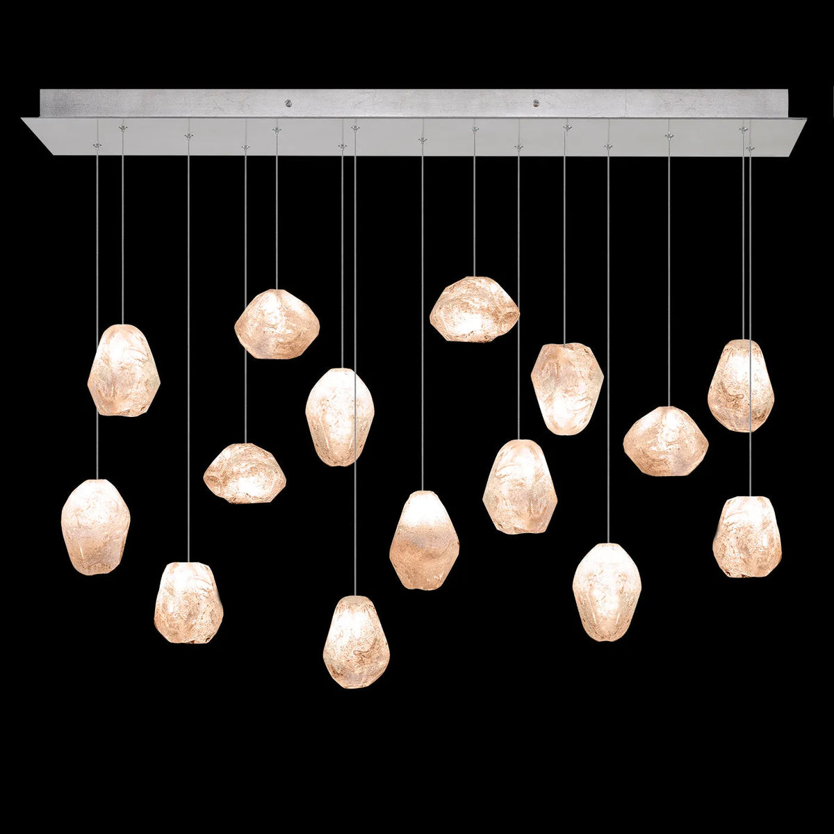 Fine Art Handcrafted Lighting - Natural Inspirations 48-Inch 15 Light Pendant - 853740-102LD | Montreal Lighting & Hardware