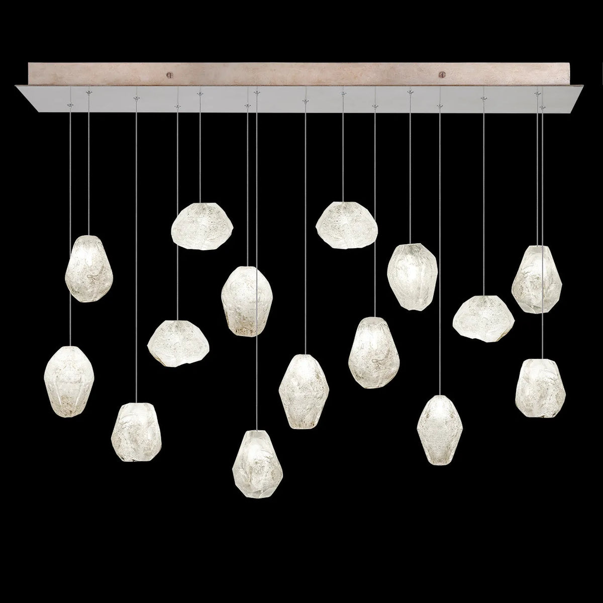 Fine Art Handcrafted Lighting - Natural Inspirations 48-Inch 15 Light Pendant - 853740-102LD | Montreal Lighting & Hardware