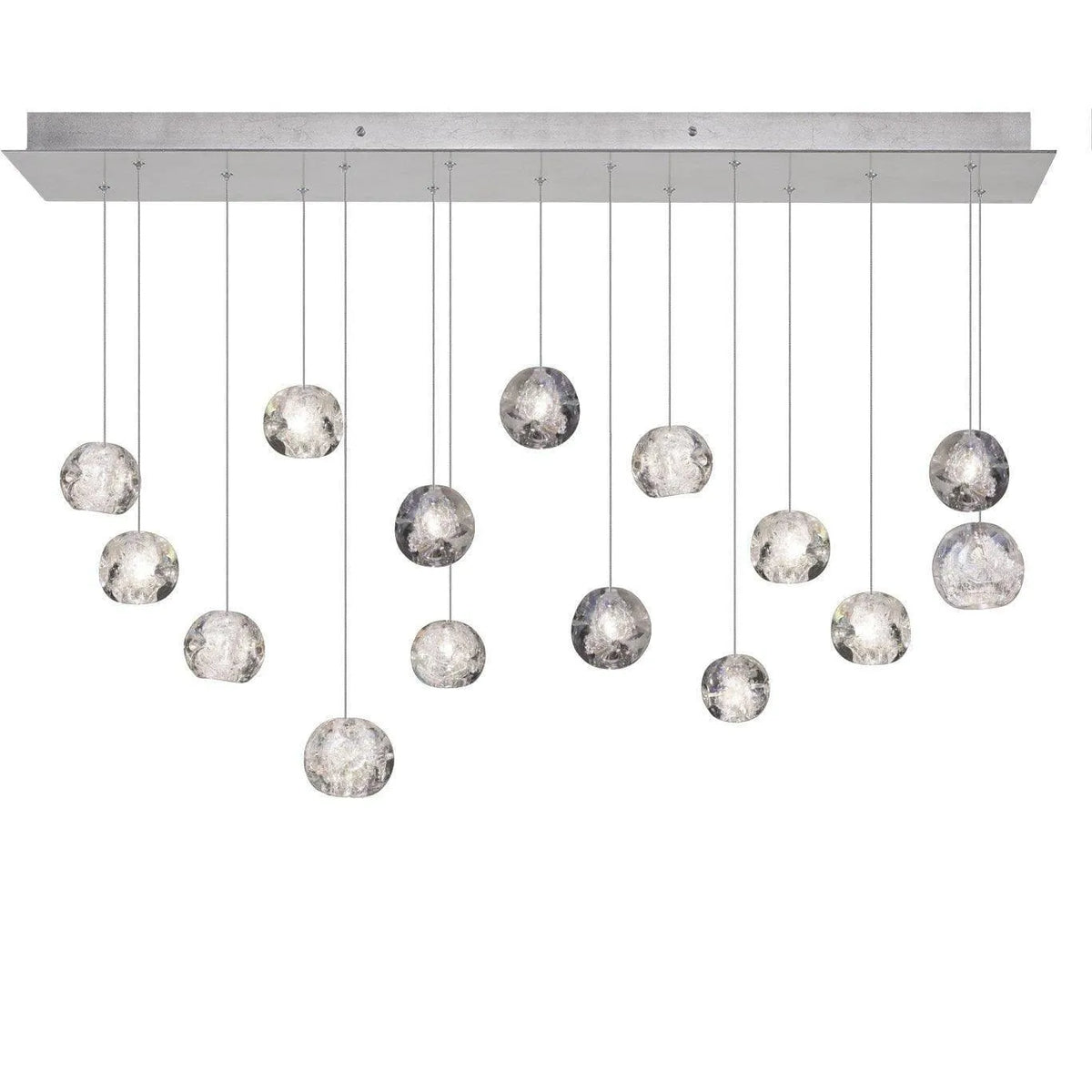 Fine Art Handcrafted Lighting - Natural Inspirations 48-Inch 15 Light Pendant - 853740-106LD | Montreal Lighting & Hardware