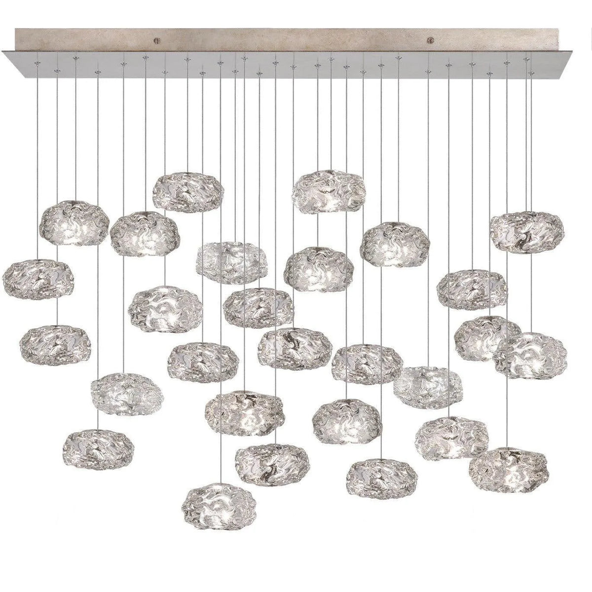 Fine Art Handcrafted Lighting - Natural Inspirations 48-Inch 15 Light Pendant - 853740-11LD | Montreal Lighting & Hardware