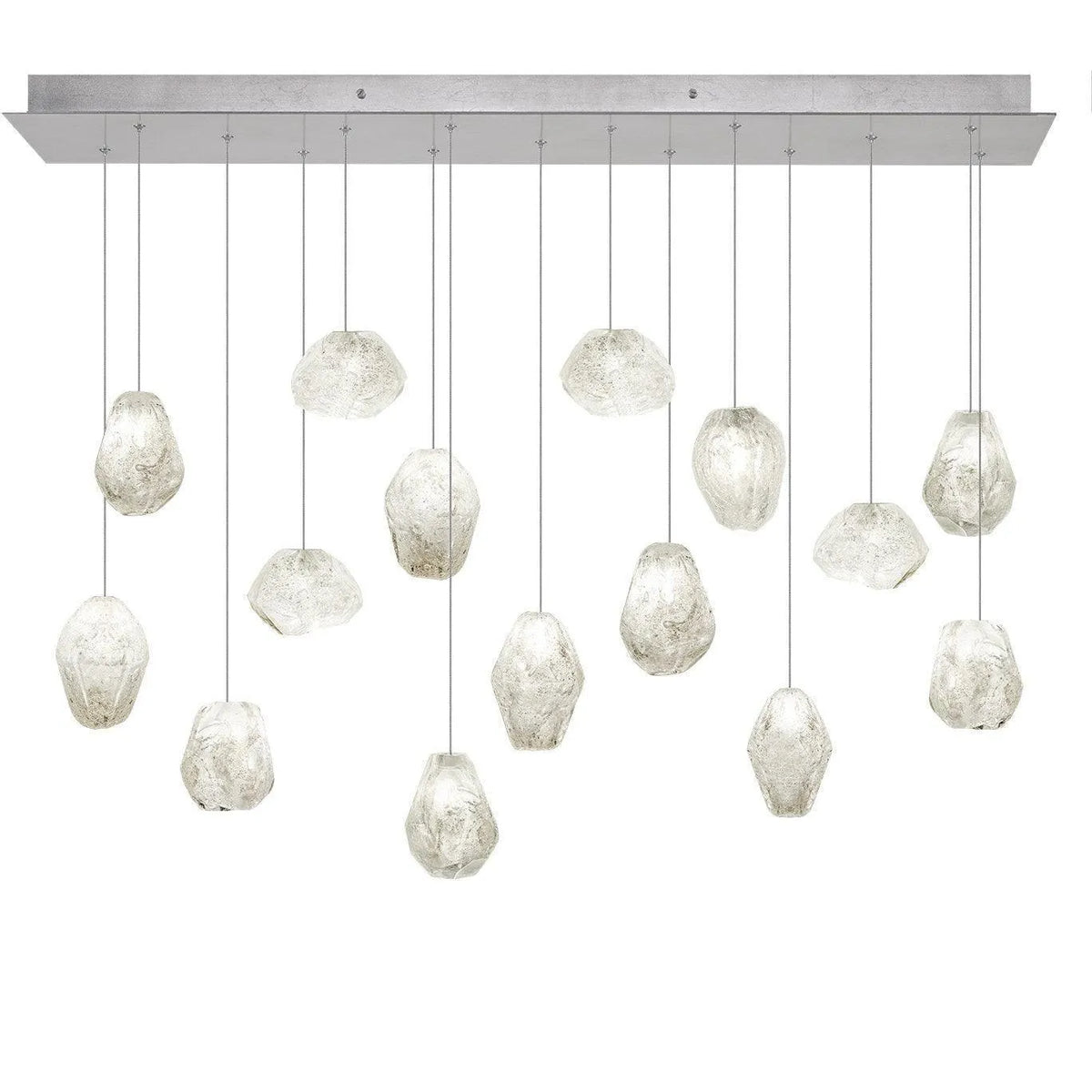 Fine Art Handcrafted Lighting - Natural Inspirations 48-Inch 15 Light Pendant - 853740-13LD | Montreal Lighting & Hardware