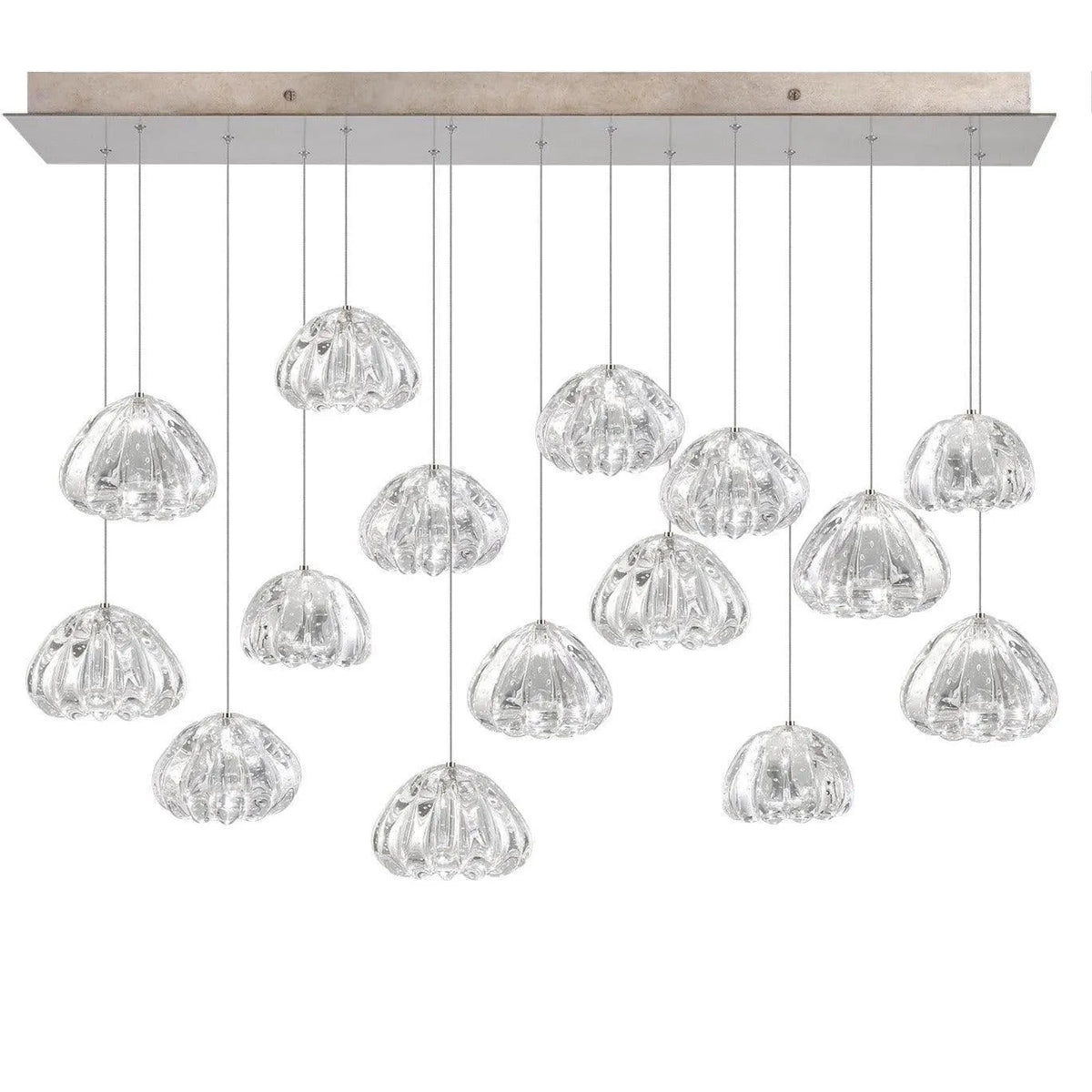 Fine Art Handcrafted Lighting - Natural Inspirations 48-Inch 15 Light Pendant - 853740-207LD | Montreal Lighting & Hardware