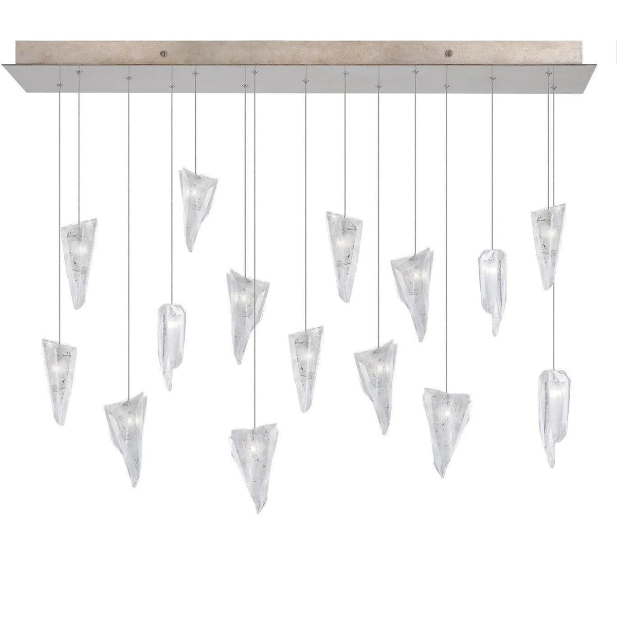 Fine Art Handcrafted Lighting - Natural Inspirations 48-Inch 15 Light Pendant - 853740-208LD | Montreal Lighting & Hardware