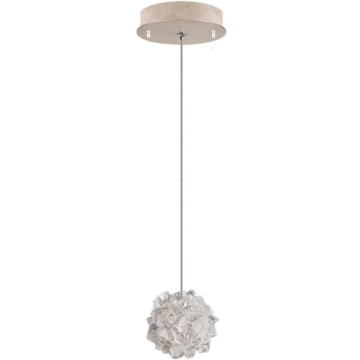 Fine Art Handcrafted Lighting - Natural Inspirations 5-Inch One Light Drop Light - 852240-203LD | Montreal Lighting & Hardware