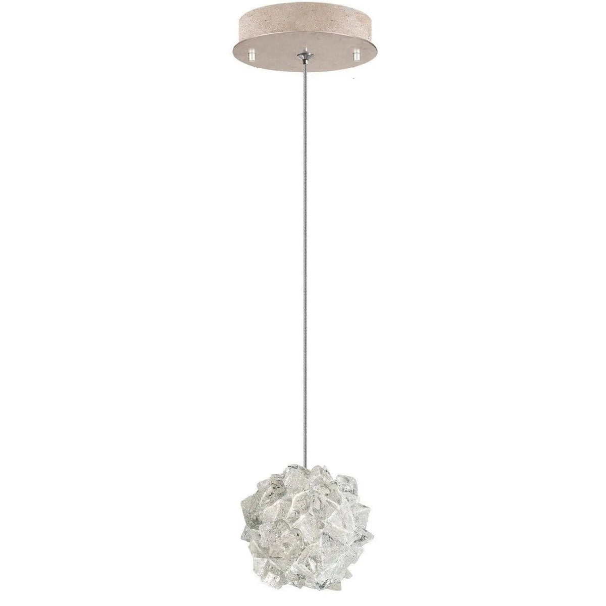 Fine Art Handcrafted Lighting - Natural Inspirations 5-Inch One Light Drop Light - 852240-204LD | Montreal Lighting & Hardware