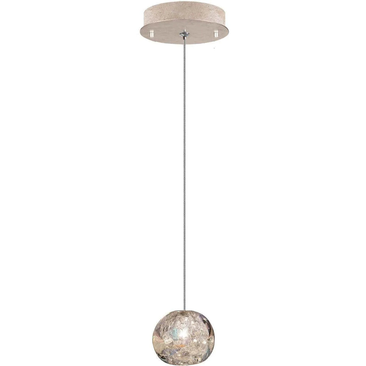 Fine Art Handcrafted Lighting - Natural Inspirations 5-Inch One Light Drop Light - 852240-206LD | Montreal Lighting & Hardware