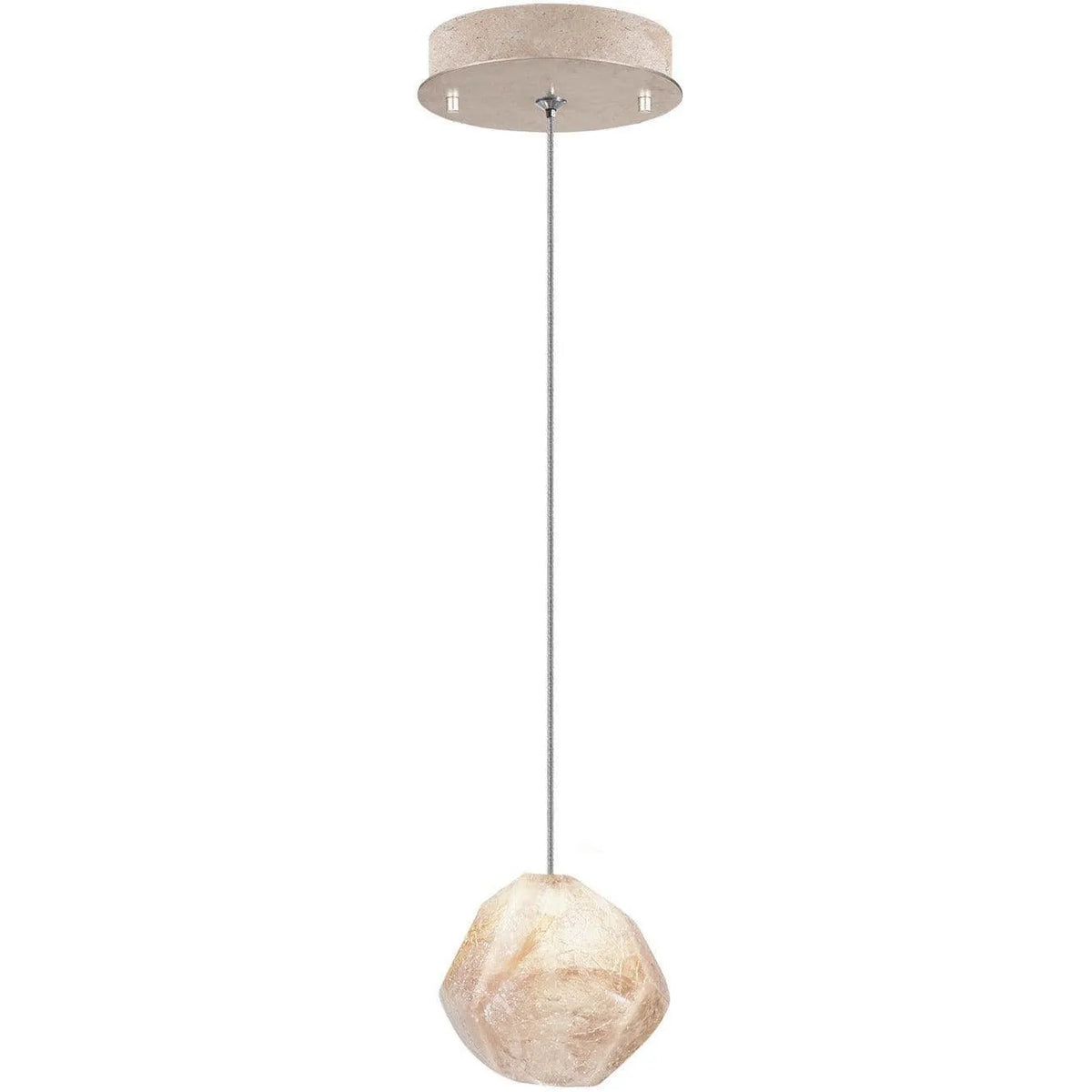 Fine Art Handcrafted Lighting - Natural Inspirations 5-Inch One Light Drop Light - 852240-20LD | Montreal Lighting & Hardware