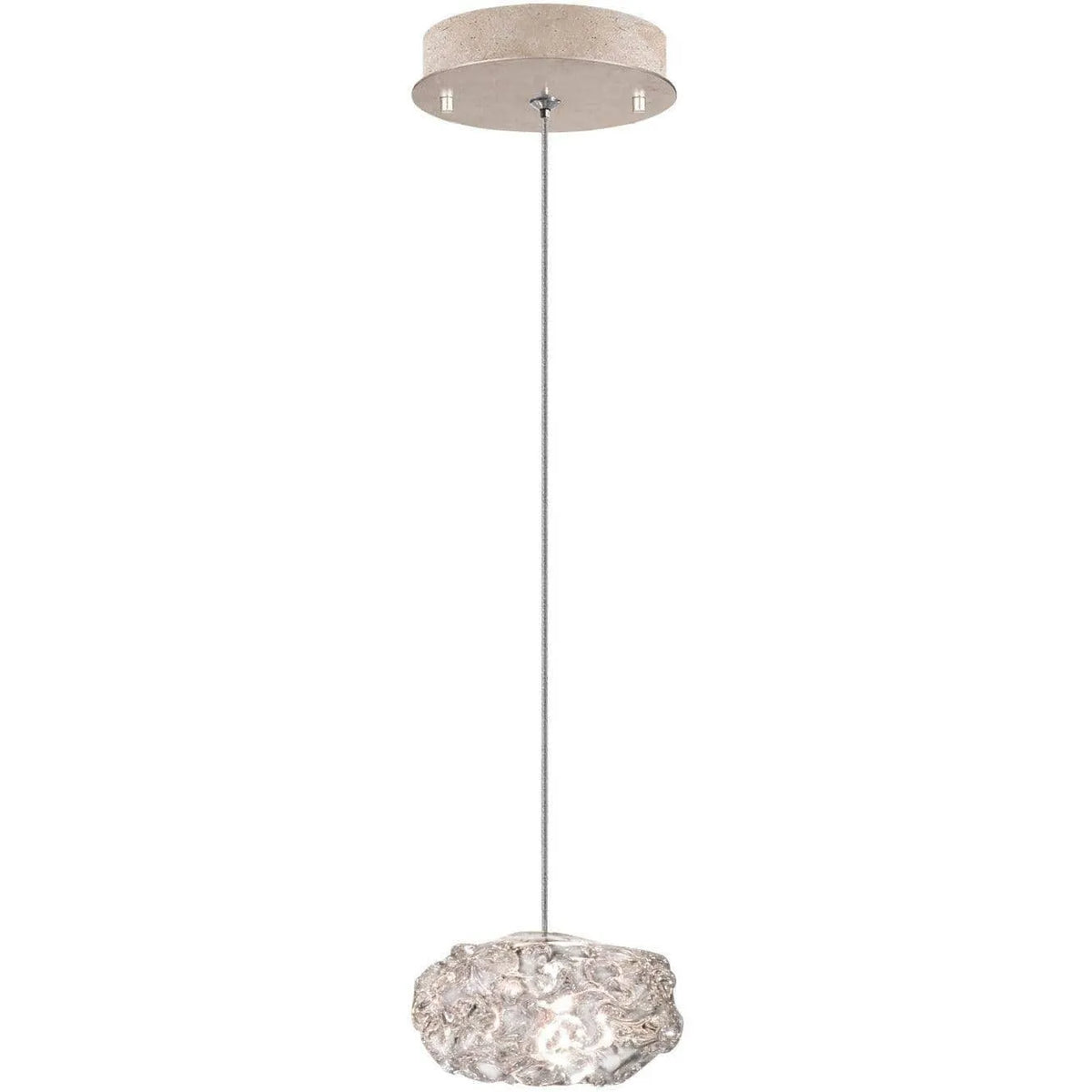 Fine Art Handcrafted Lighting - Natural Inspirations 5-Inch One Light Drop Light - 852240-21LD | Montreal Lighting & Hardware