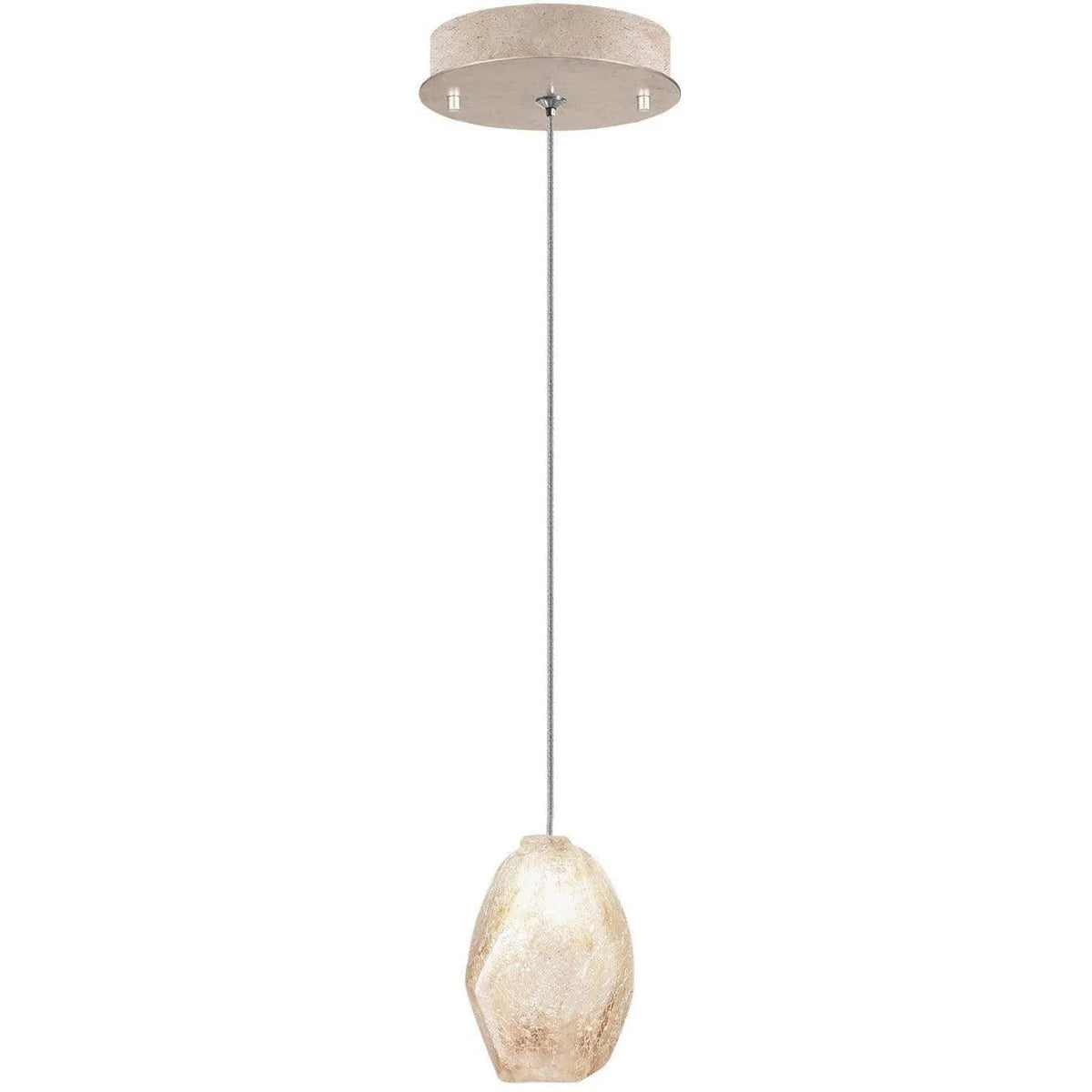 Fine Art Handcrafted Lighting - Natural Inspirations 5-Inch One Light Drop Light - 852240-28LD | Montreal Lighting & Hardware