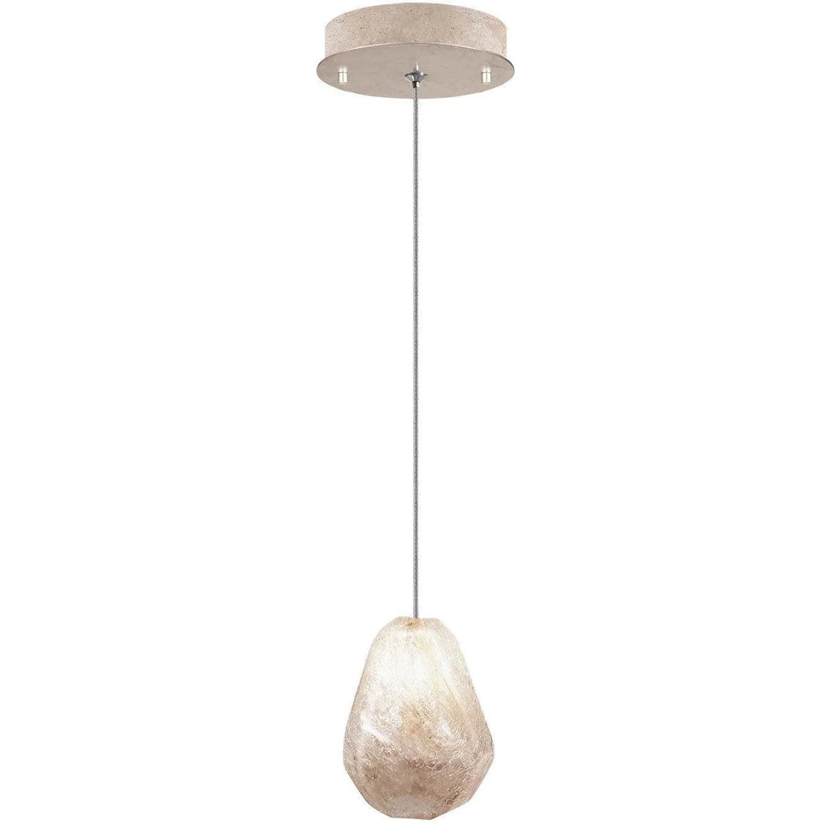 Fine Art Handcrafted Lighting - Natural Inspirations 5-Inch One Light Drop Light - 852240-29LD | Montreal Lighting & Hardware