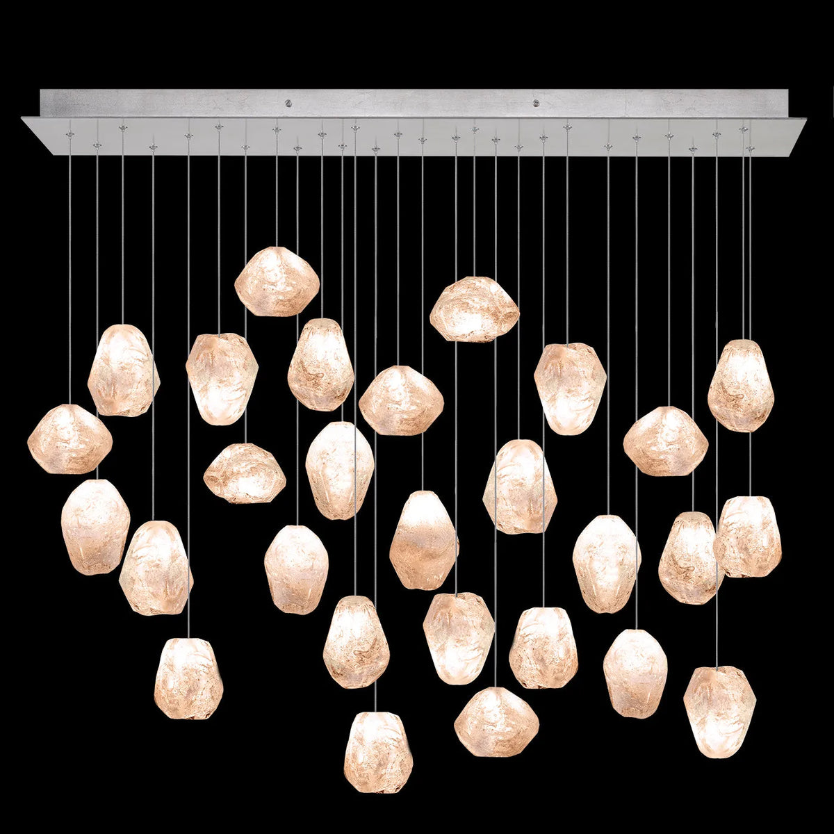 Fine Art Handcrafted Lighting - Natural Inspirations 54-Inch 28 Light Pendant - 853640-102LD | Montreal Lighting & Hardware