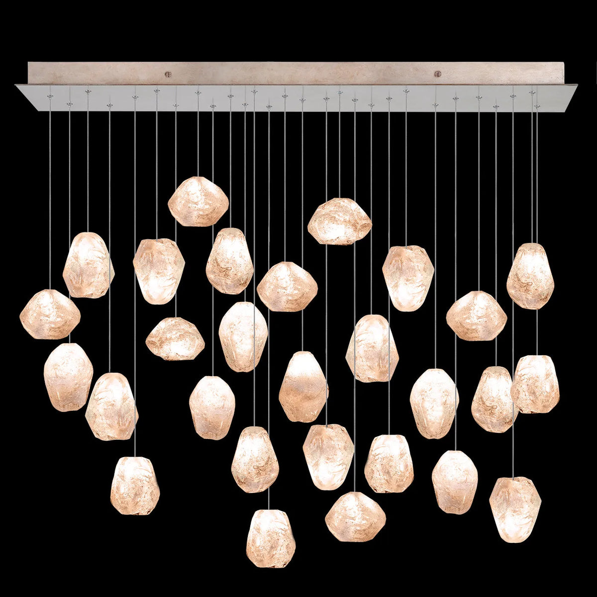 Fine Art Handcrafted Lighting - Natural Inspirations 54-Inch 28 Light Pendant - 853640-102LD | Montreal Lighting & Hardware