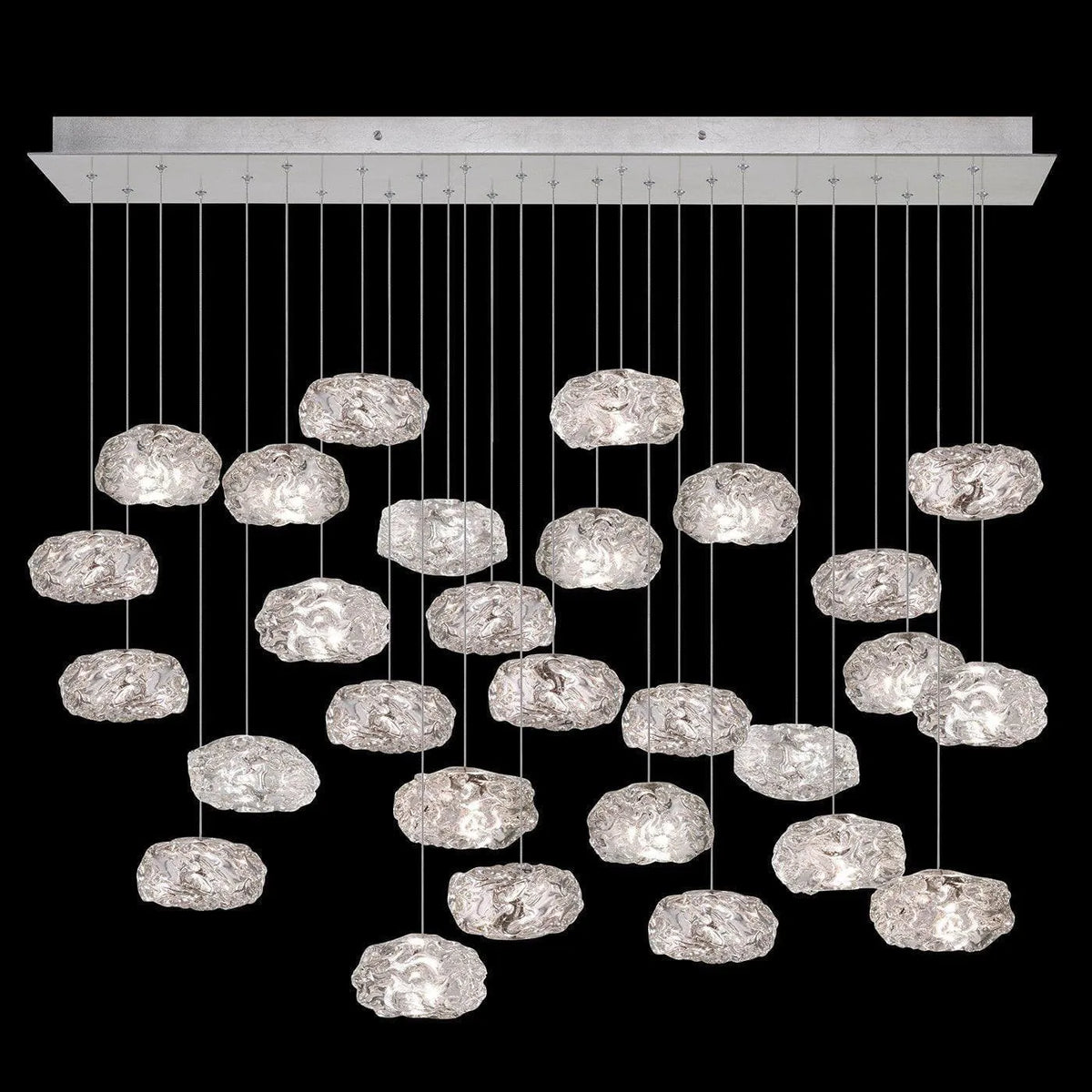 Fine Art Handcrafted Lighting - Natural Inspirations 54-Inch 28 Light Pendant - 853640-11LD | Montreal Lighting & Hardware