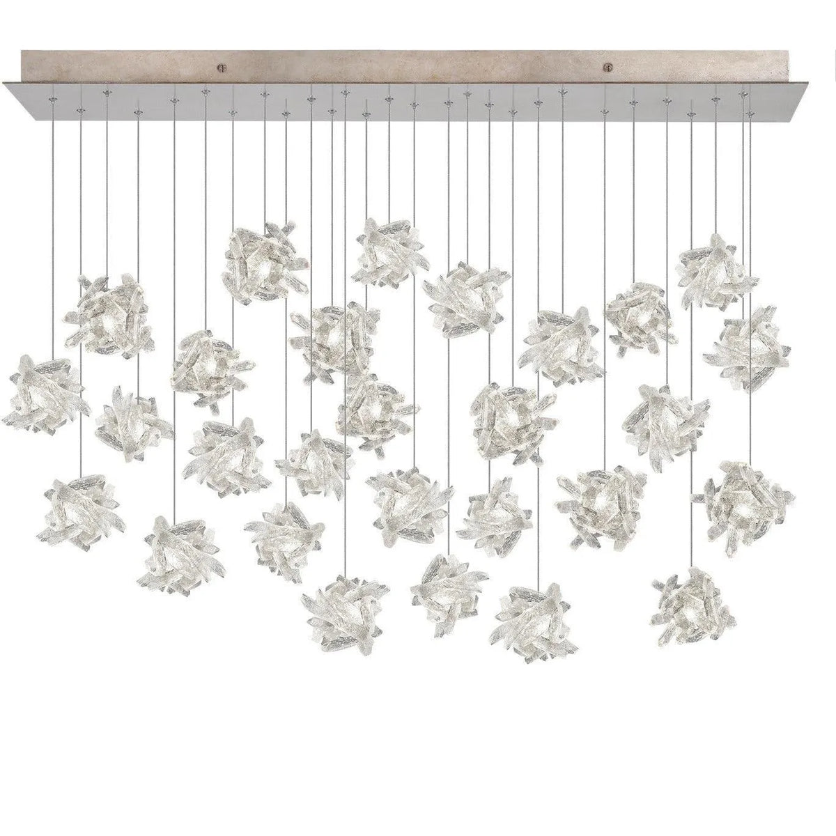 Fine Art Handcrafted Lighting - Natural Inspirations 54-Inch 28 Light Pendant - 853640-202LD | Montreal Lighting & Hardware