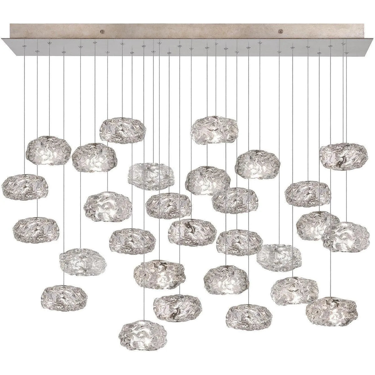 Fine Art Handcrafted Lighting - Natural Inspirations 54-Inch 28 Light Pendant - 853640-21LD | Montreal Lighting & Hardware