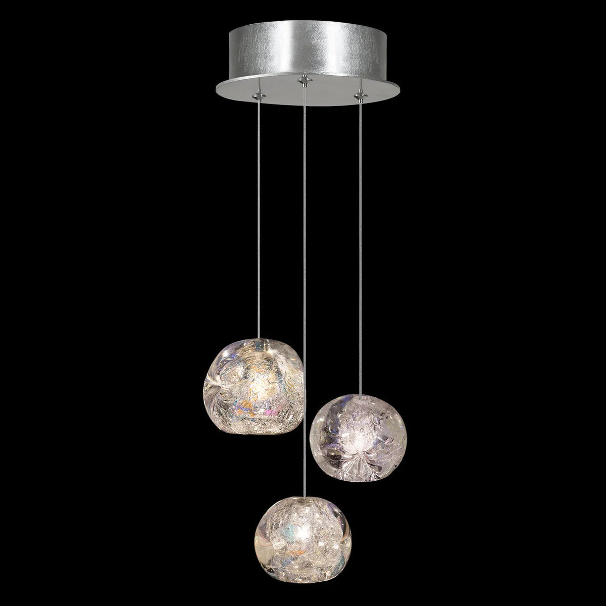 Fine Art Handcrafted Lighting - Natural Inspirations 9-Inch Three Light Pendant - 852340-102LD | Montreal Lighting & Hardware